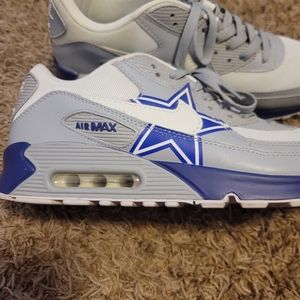 Dallas Cowboys, Nike Air shoes, Men's 12